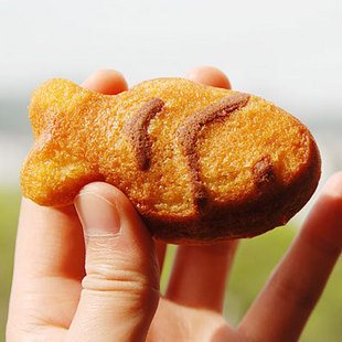  韩国进口食品零食 好丽友儿童最爱打糕鱼红豆糯米夹心174g(240克)