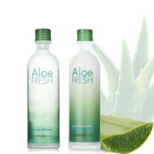 nala专柜正品！The face shop菲诗小铺芦荟爽肤水乳超值套装 补水