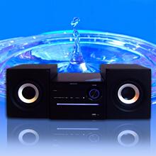 迷你床头组合音响 DVD/CD/USB/收音/EQ 全木质MP3电脑音箱 胎教机