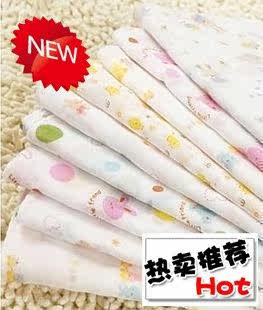 西松屋正品儿童双层纯棉纱布印花手帕口水巾婴儿手帕喂奶巾