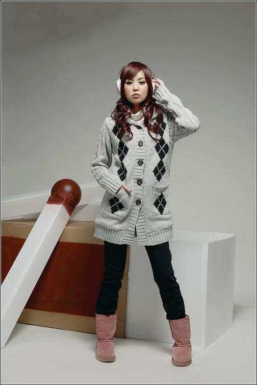 女装,女士精品<em>毛线</em>外套SY-6344-毛衣,韩版三色