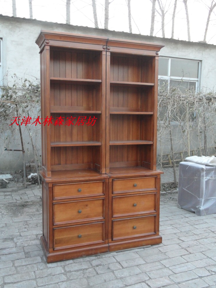 Log European style American style Bookcase Solid wood bookcase Customizablein the Residential furniture , Cabinet , Bookcase , Single bookcase category - from Buy2taobao.com to provide professional Taobao agent buy service