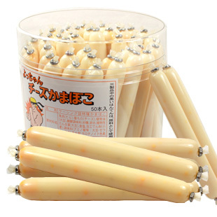  进口零食 鲜嫩美味芝士鱼肠 火腿肠 15g/根