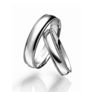  炎黄珠宝 Pt950铂金戒指 白金戒指 情侣对戒 铂金协会款 永恒之约