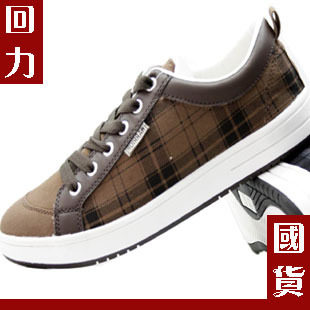 3107上海回力鞋 2011国货正品 男鞋 格子布帆布鞋 休闲鞋滑板鞋