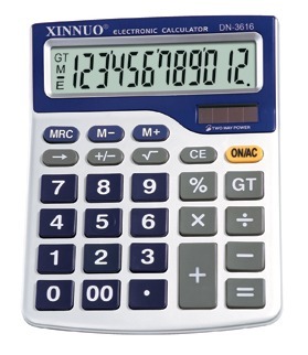 Calculator Credit DN3616 solar energy Dual Power CIGNA 3616 to work in an office Calculator Key Large screenin the Electronic Dictionary/Electronic paper book/Stationery , Calculator category - from Buy2taobao.com to provide professional Taobao agent buy service
