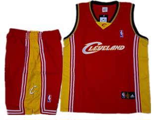 NBA球队 克利夫兰骑士队 篮球服套装 NBA篮球
