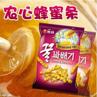  运费10元包邮/韩国虾条/韩国膨化食品/韩国薯条/韩国农心蜂蜜条