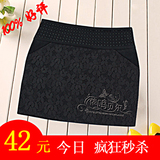 2012新款春装女毛呢裙子秋冬花苞裙短裙蕾丝裙打底裙半身裙包臀裙