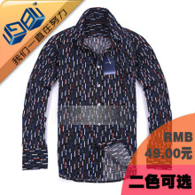 【MCS3760-A5】日单品牌 男士激光条纹休闲长袖衬衫
