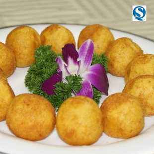  香芋地瓜丸440g 酒店点心 广式糕点传统花式西式糕点点心零食 甜