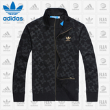 ADIDAS 三叶草男装立领休闲外套 2012新款春秋装 运动休闲夹克
