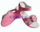 正品巴布豆女童皮凉鞋7219050桃红