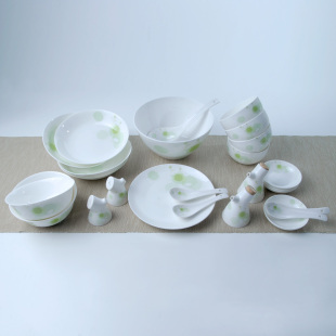 Maener snow package of 26 branches of  tree shape pots cutlery set creative kitchenware gifts of rice bowl with vinegar