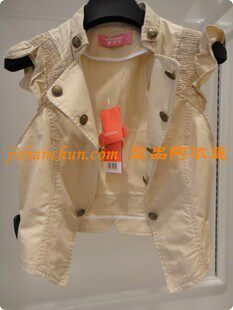 阿依莲专柜正品2012年夏装新款 韩版洋气小马甲CM22101022