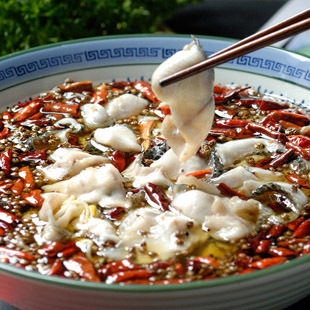  重庆特产四川特色麻辣美食食品桥头火锅底料作料水煮鱼调料 200g