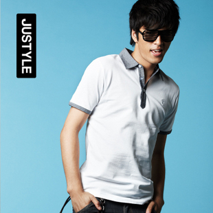 新款POLO衫短袖男装纯棉 皇冠两色 批发特价