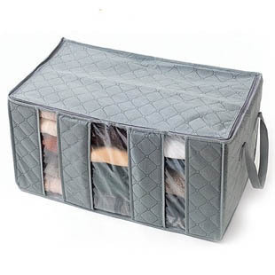 竹炭收纳箱/有盖储物...