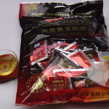 三匠全胚芽黑苦荞茶/西昌凉山黑苦荞全胚麦茶500克 正品包邮