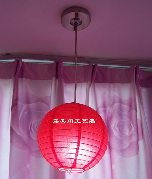深秀阁灯具(红色圆形40cm)纸灯笼吊灯罩工艺灯纯手工纸灯婚庆灯笼在类目 节庆用品/礼品, 灯笼中 - 来自Buy2taobao.com提供专业的淘宝代购服务