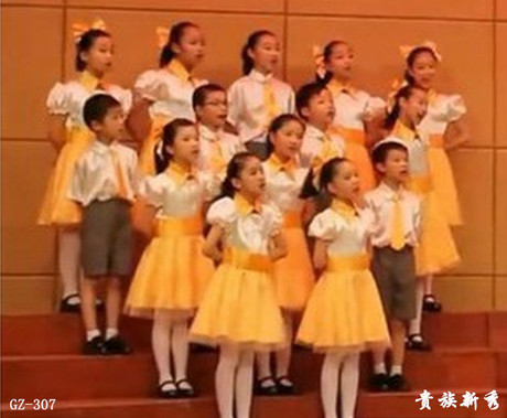 儿童合唱服装演出服少儿诗歌朗诵中学生小学生诗关于夏天的小学生图片