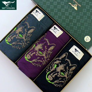 【图】春夏2014新品<em>七匹狼男士内裤</em>纯棉平角