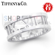 Tiffany 925 anillos de la joyería de plata hueco romana, regalo, regalos