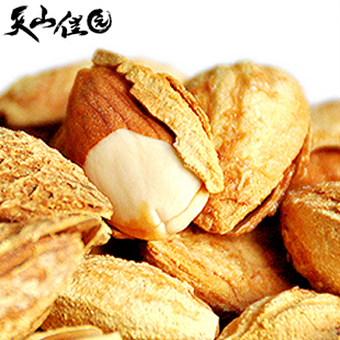  天山佳园 壳杏仁 新疆纸皮巴旦木 巴旦木 500g  壳杏仁