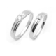 简约钻锆情侣戒D款