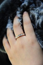  Cartier Cartier Shi Hualuo cristal anillo de diamantes, anillo de diamantes anillo de diamantes de cristal significa que la mujer súper completa de Flash