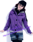 包邮2011新大码女装卫衣长袖外套大码卫衣加厚胖人服饰012#