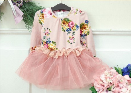 2014 新款粉色 纯棉 印花 公主裙 打底裙 蓬松裙