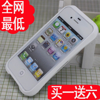Deff iphone4 手机壳 4s金属边框外壳 苹果4 烤瓷保护壳 手机套