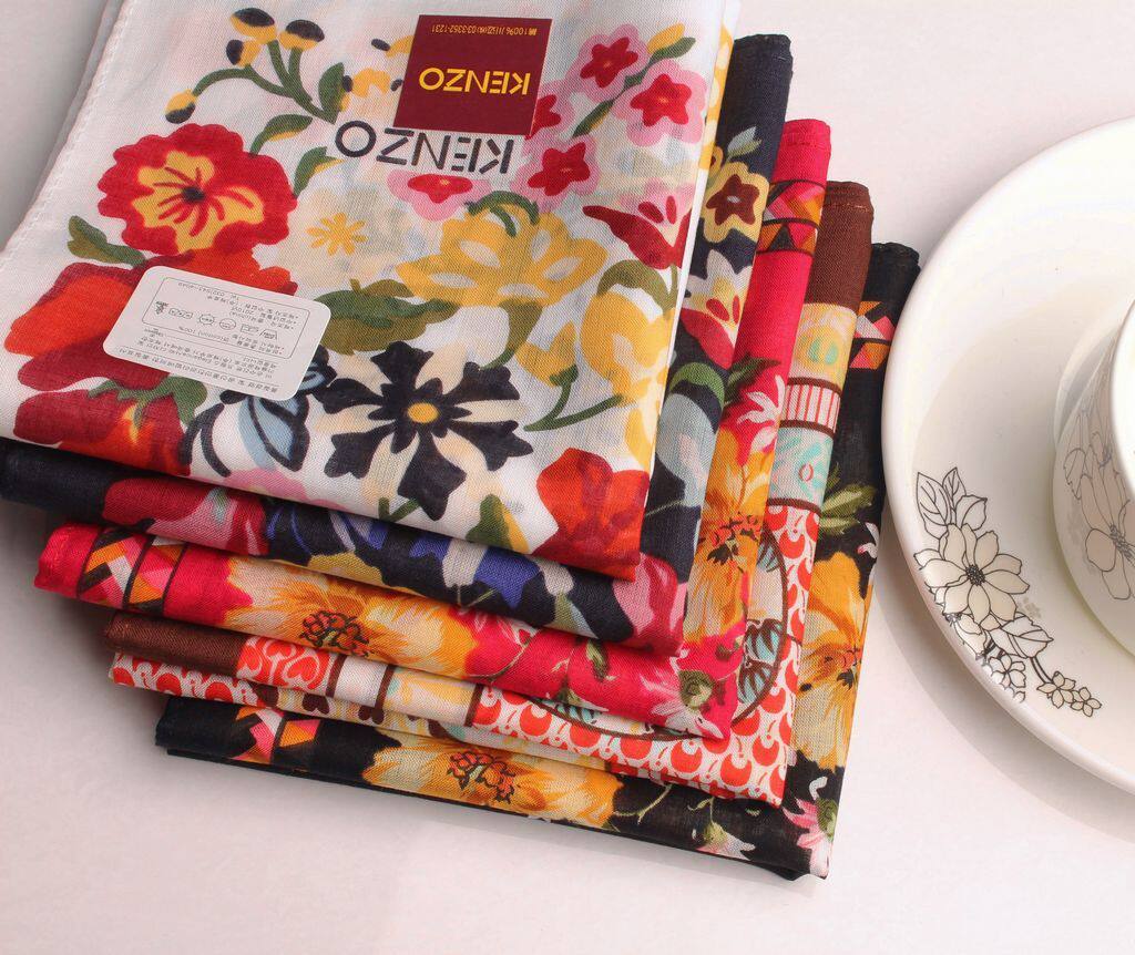 【和木手帕】KENZO/女士手帕/纯棉手帕/全棉手帕 限量 热卖