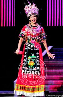 苗族土家族<em>男女民族舞蹈</em>演出服装服饰五十六5