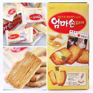  乐天妈妈手派饼干 进口食品 韩国饼干 乐天饼干 韩国小吃 零食