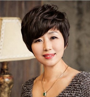 百变公主假发送妈妈中老年假发短发女老人假发