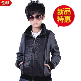  新款时尚儿童外套 中大男童童装男孩夹克衫 大童外套秋冬装