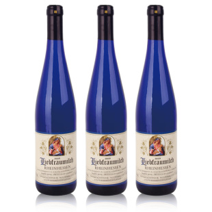  【有家红酒】甜酒 德国 雷司令圣母之乳甜 冰葡萄酒 甜酒750ml*3