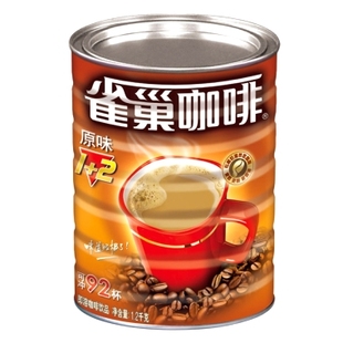  雀巢咖啡1+2原味 1.2kg/罐 经典罐装