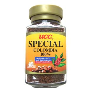  品店 UCC速溶100％精选哥伦比亚咖啡100g 冲调饮品 原味咖啡豆 粉