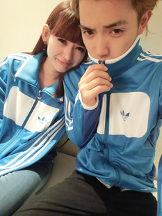  最新官方款秋冬三叶草男女款情侣装棒球服卫衣潮人班服队服