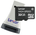 【独立团】 雷克沙 Lexar c10 tf卡 32G 正品 特价 包邮 带读卡器