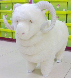 The opening gift Simulation sheep Dermis sheep sheep Australian wool Sanyangkaitai shop decorate Decoration auspiciousin the Toy/Childs/Puzzle/Building block/Model , Simulation/Play house toys , Simulation/Animal dolls category - from Buy2taobao.com to provide professional Taobao agent buy service
