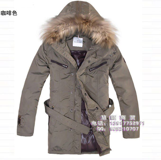 限量抢购 MONCLER原单外贸男士长款<span class=H>羽绒服</span>