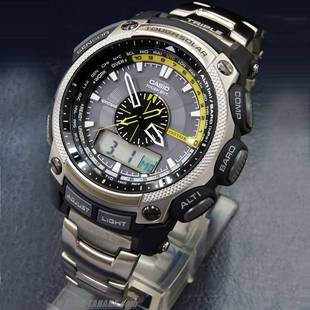  嘉信表行 卡西欧最新款光能电波登山表PRW-5000T-7D 到货拉哦亲们