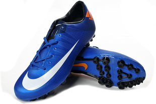  团购价 正 品耐克足球鞋NIKE儿童刺客7代8草钉AG钉 C罗男鞋 宝蓝