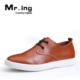 Mr.ing 牛仔 新品时尚潮流英伦优雅真皮单鞋日常休闲鞋男鞋 F1337