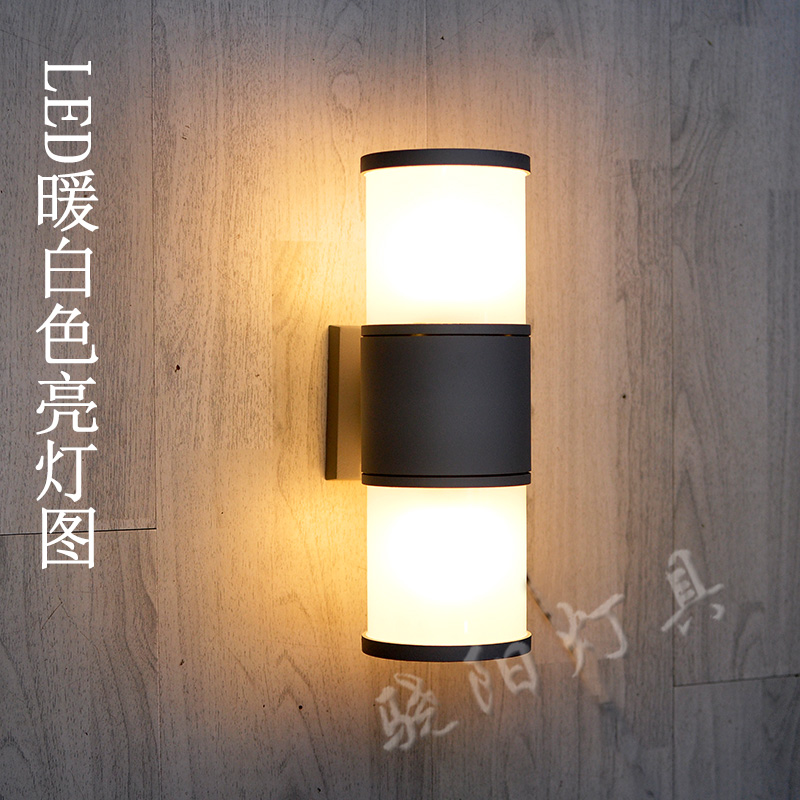 户外工程墙壁欧式田园现代简约led阳台室外双头防水庭院花园灯具|ruв категории награду материалов, огни освещения, наружного освещения, конец сцены стол освещения - от Buy2taobao.com для оказания профессиональной услуги покупки агента Taobao