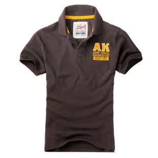  【AK男装】 AK男装CLUB重水洗贴布绣POLO衫11C116011断码特卖